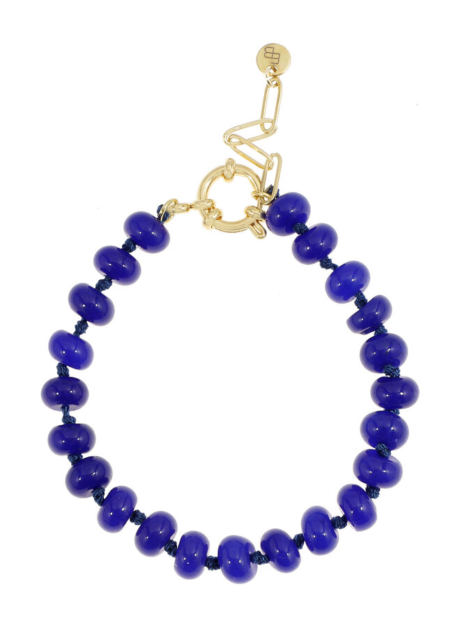 Ellen beekmans  gemstone armband blauw