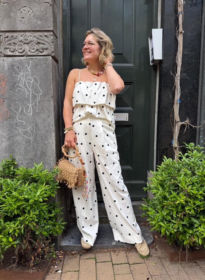 Second F. salliy trousers white