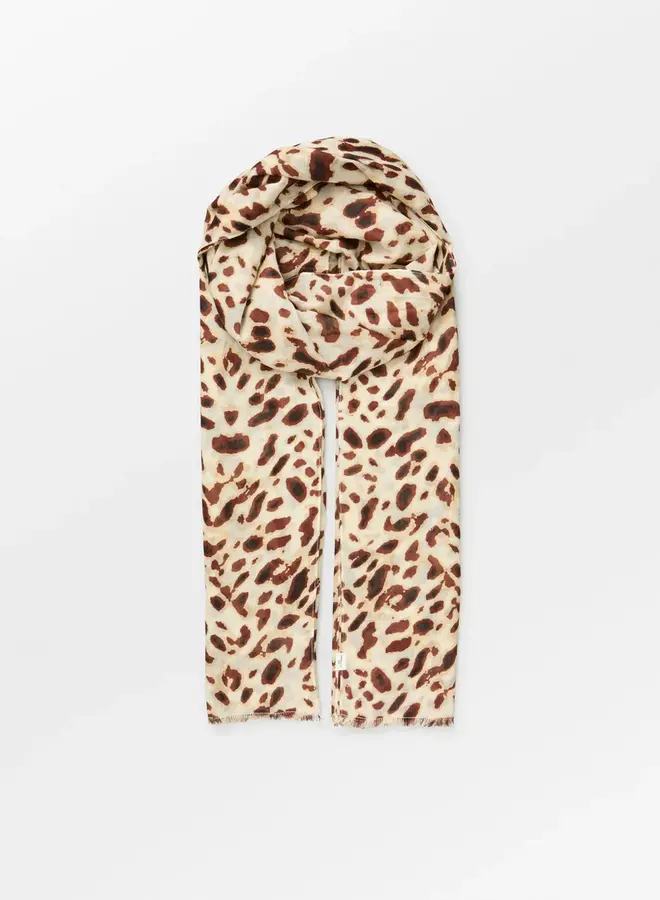 Becksöndergaard leola long cotta scarf brown