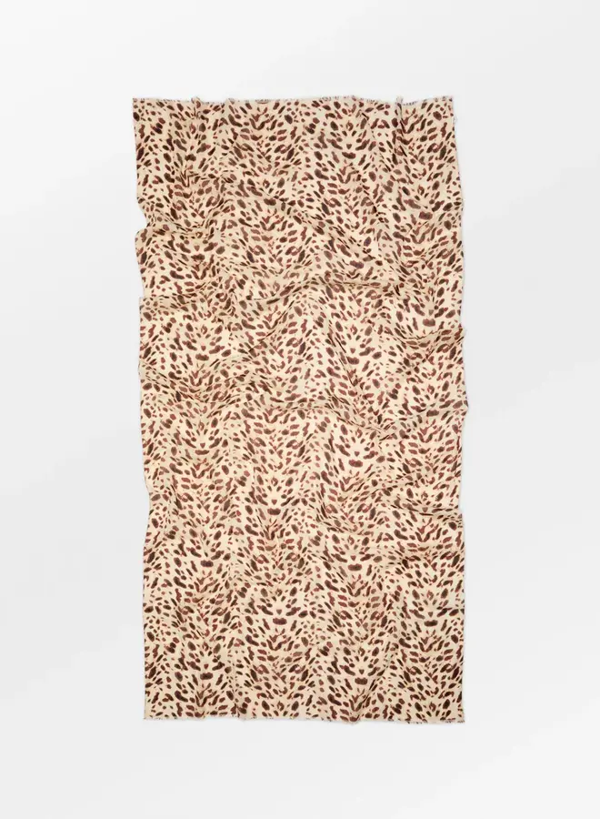 Becksöndergaard leola long cotta scarf brown