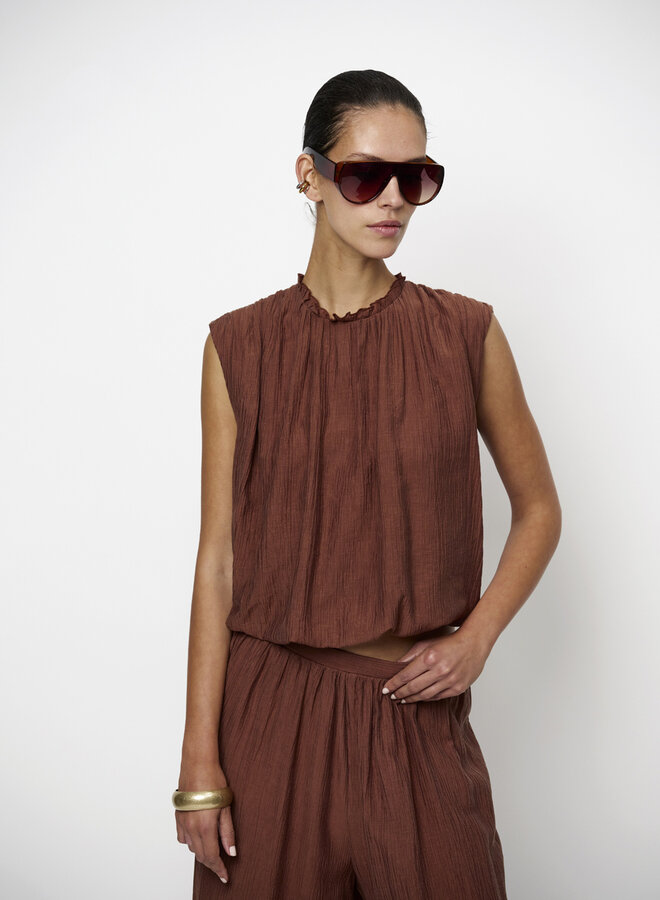 Dante6 este balloon top coconut brown