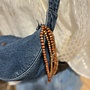 Becksöndergaard beaded wood tassel charm