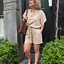 By Bar vina linen blouse biscuit