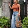 Dante6 noki metallic knitted tanktop amber glow