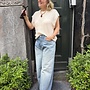 Dante6 enoha open back sweater ivory