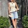 MEW zita 139 high wide shorts baby blue