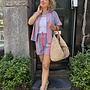 By Bar S26F sunny rainbow pleats blouse