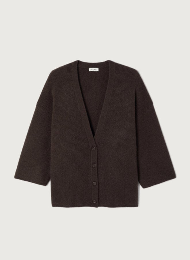 American V. dam19 vest brune