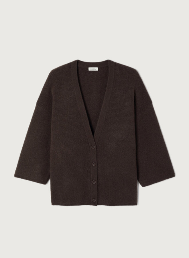 American V. dam19 vest brune
