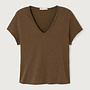 American V. son2A t-shirt chataignier vintage