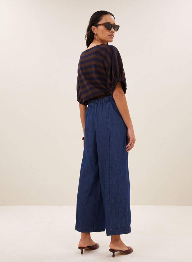 By Bar merle big stripe top coffee bean