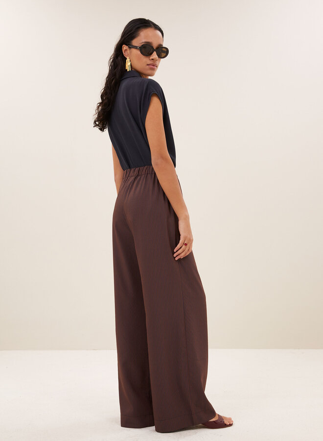 By Bar celin stripe pants tanning