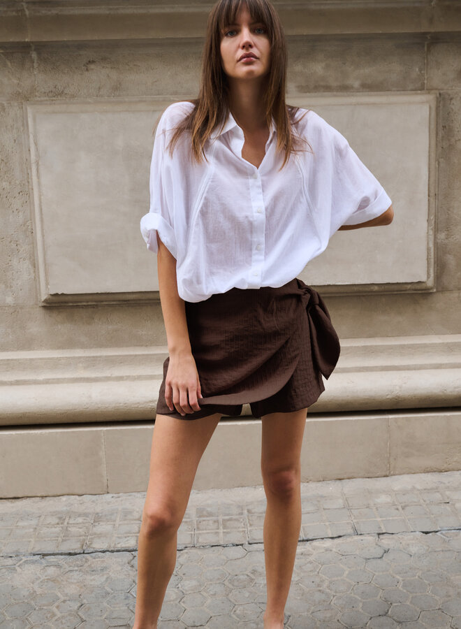 Yaya wikkel rok aubergine purple