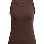 Yaya singlet gevlochten rand aubergine purple