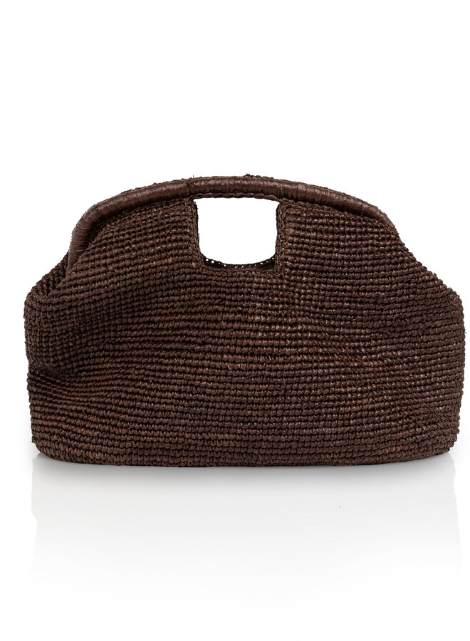 Yaya gehaakte stro clutch