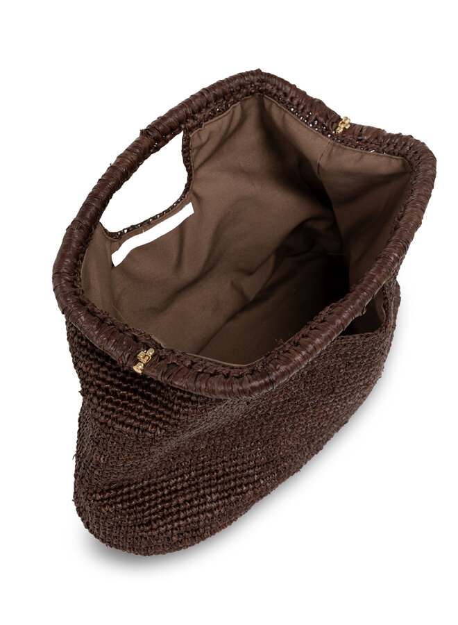 Yaya gehaakte stro clutch