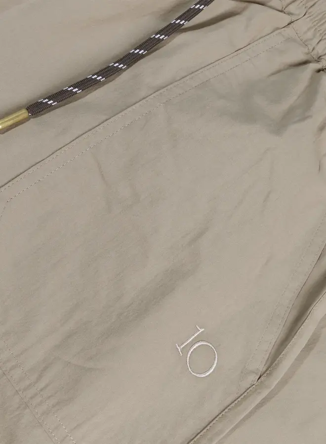 10DAYS crinkle jogger fog