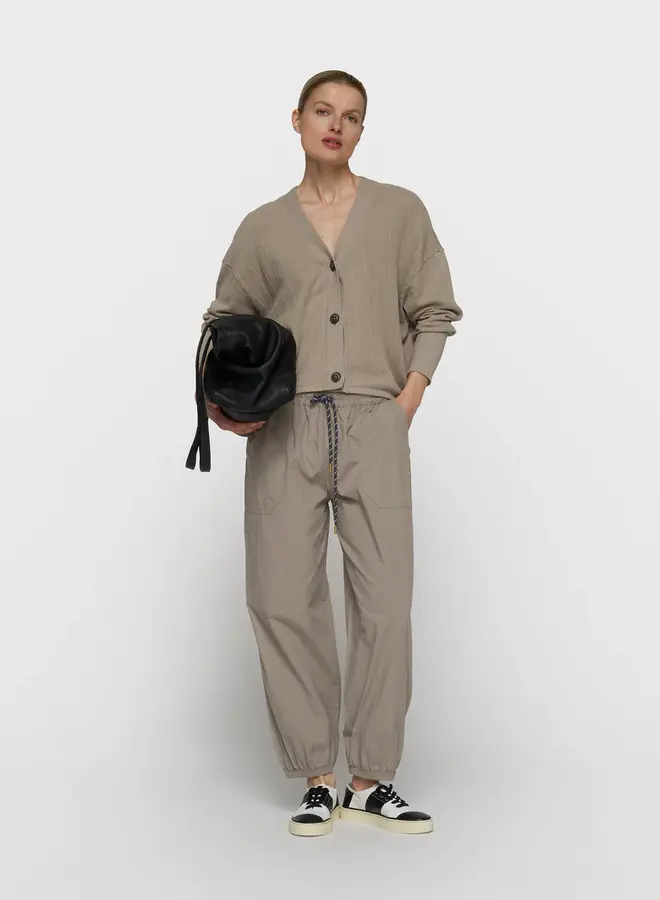 10DAYS crinkle jogger fog