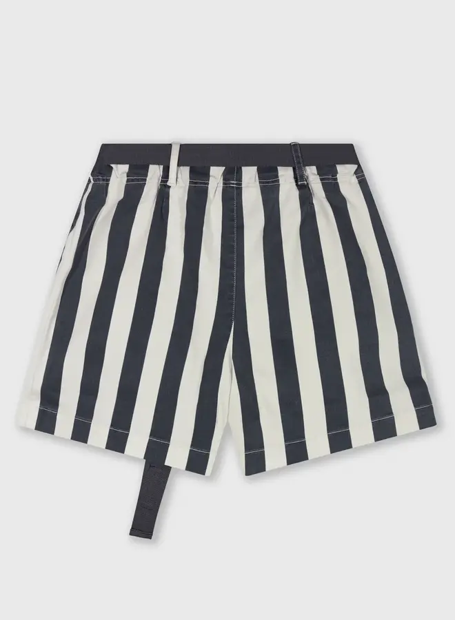 10DAYS utility shorts stripes ecru/blue