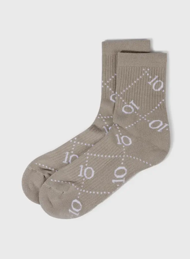 10days socks all-over fog 39/42