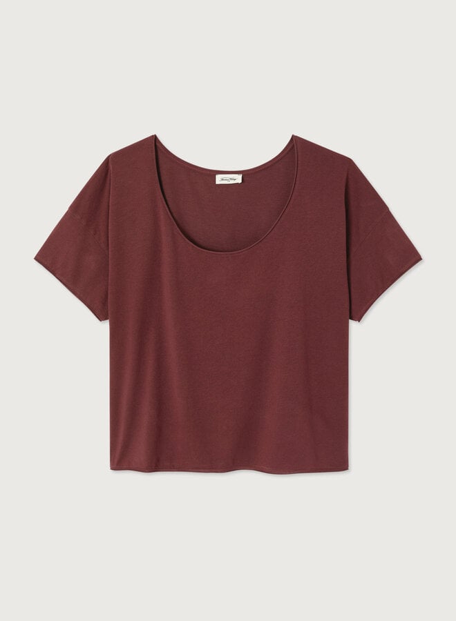 American V. stu02 tee pourpre vintage