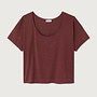 American V. stu02 tee pourpre vintage