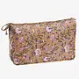 Madam Stoltz quilted cotton washbag 30x9x20 cm