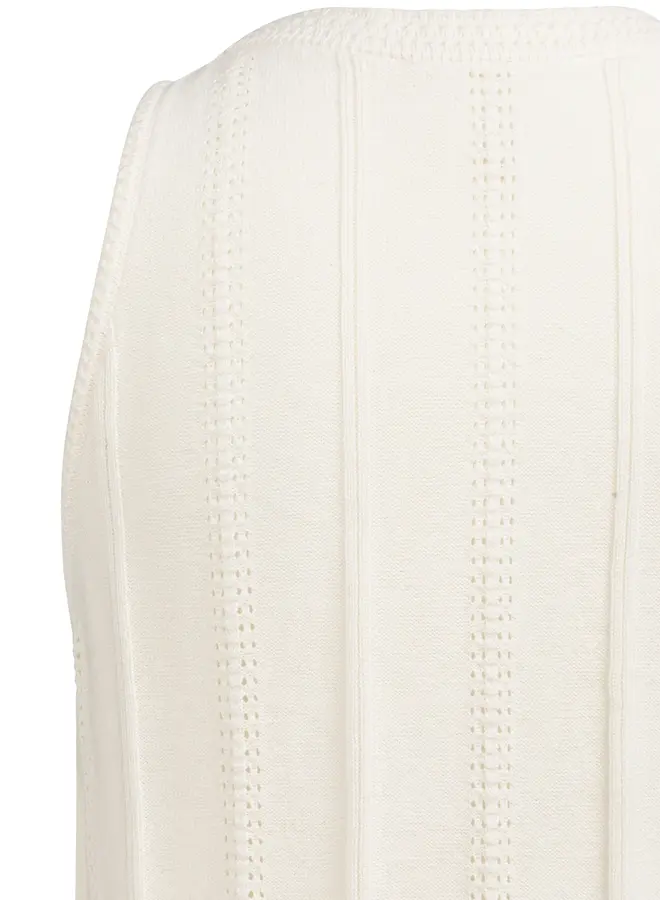 Yaya gebreid singlet beige