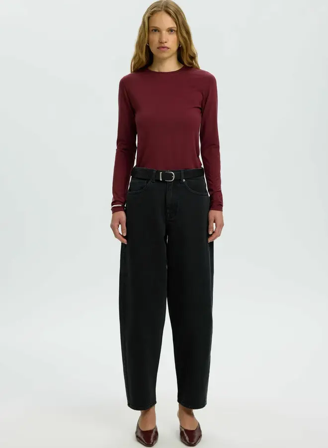 SF manja ls o-neck noos port