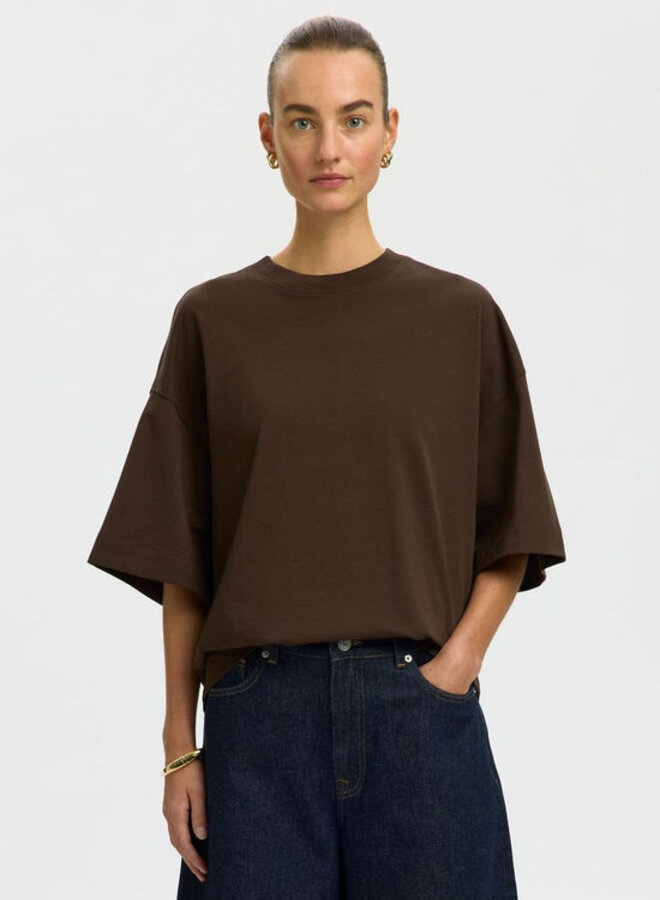 SF col woman 2/4 oversized tee noos delicioso