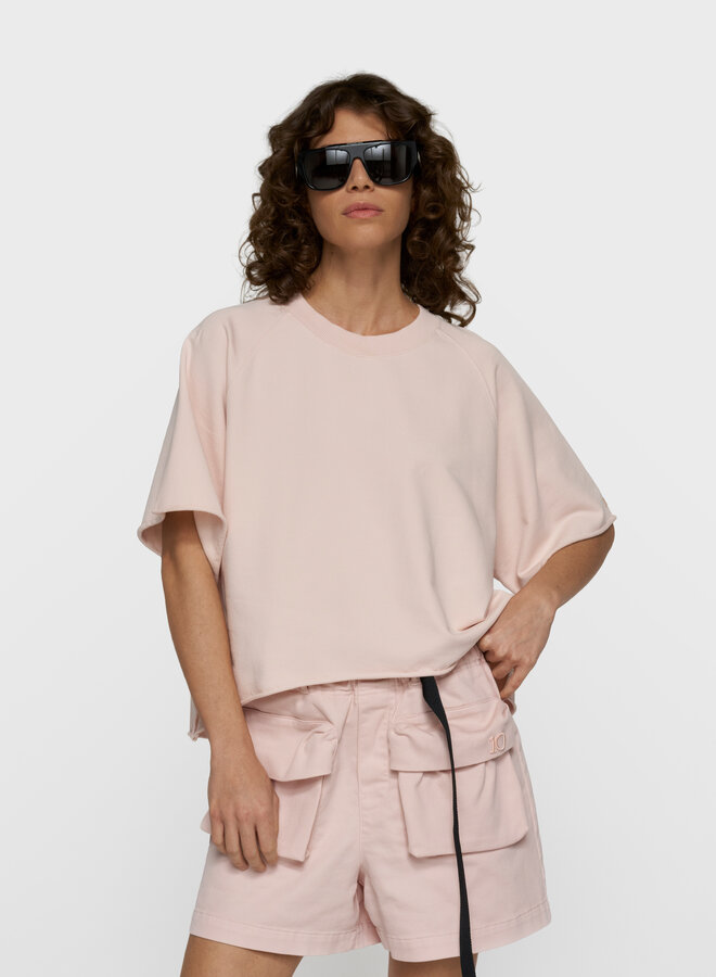10days short sleeve la sweater powder