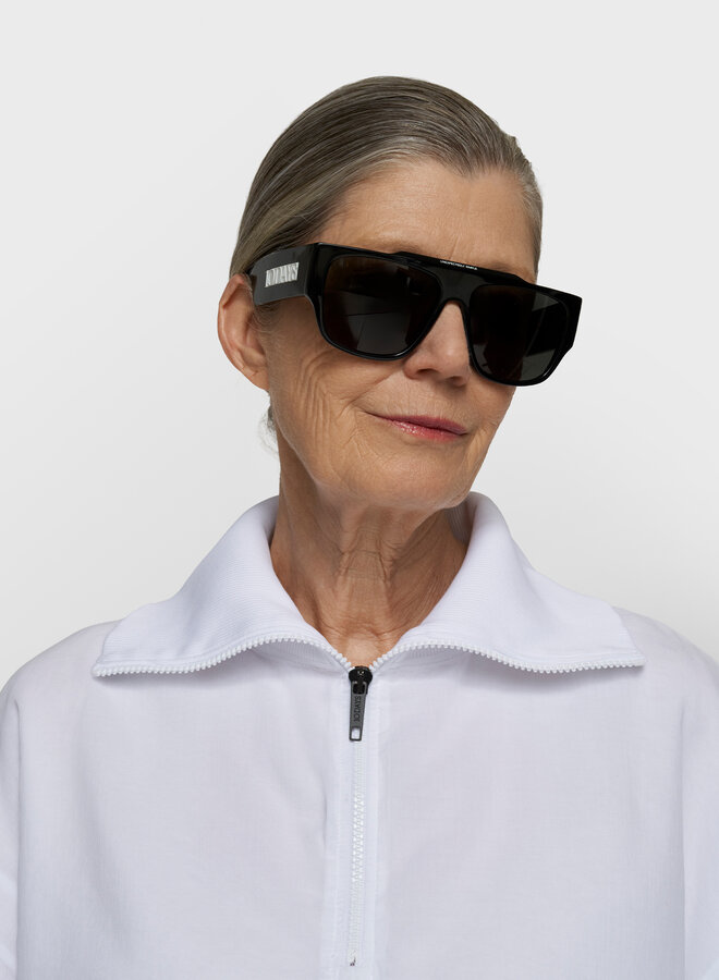 10days half zip balloon top white