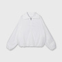 10days half zip balloon top white