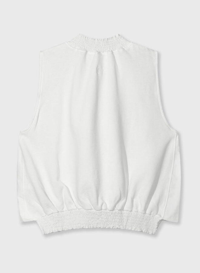 10days smocked top white