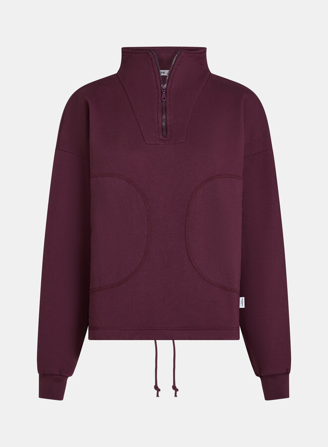 Penn&Ink W26F1925 sweater aubergine