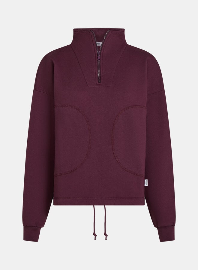 Penn&Ink W26F1925 sweater aubergine