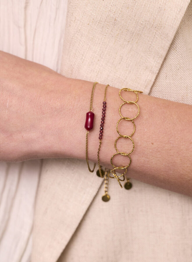 Ellen beekmans fijne ronde schakelarmband