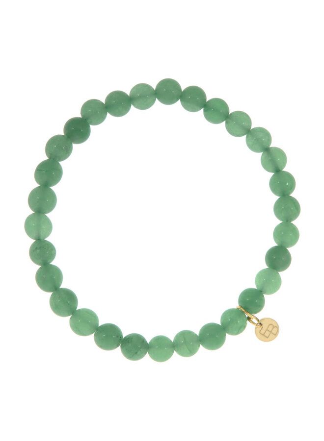 Ellen beekmans gemstone armbandje groen zonder sluiting