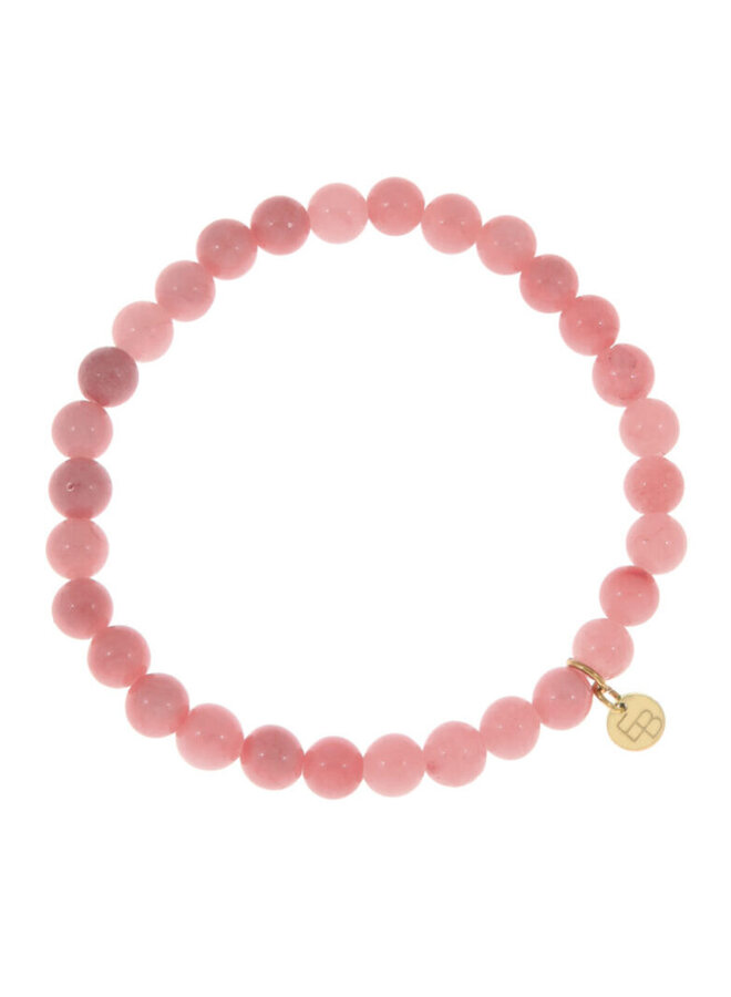 Ellen beekmans gemstone armbandje apricot zonder sluiting