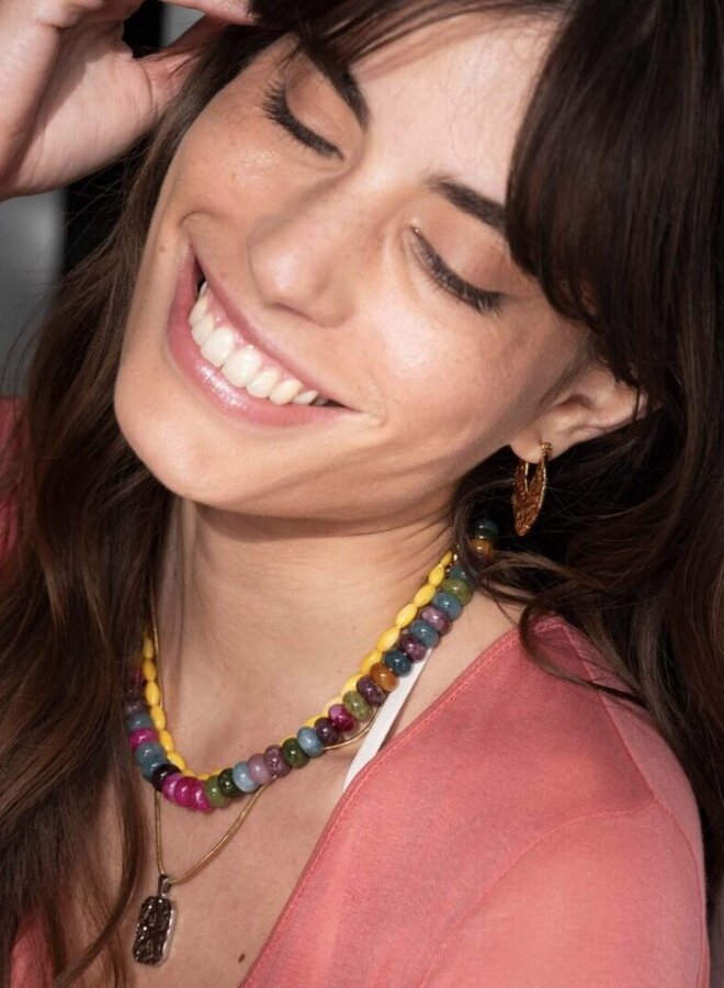 Ellen beekmans gemstone ketting multicolour 2