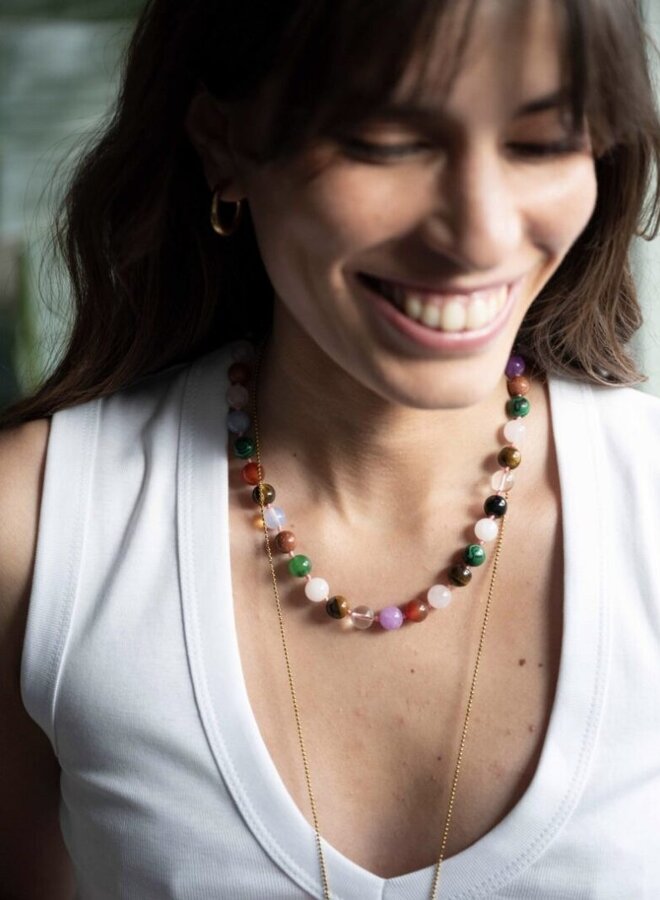 Ellen beekmans gemstone ketting multicolour 1