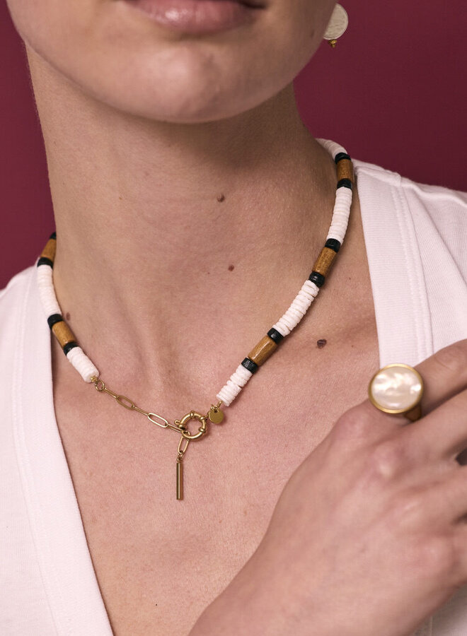 Ellen beekmans coco ivory ketting
