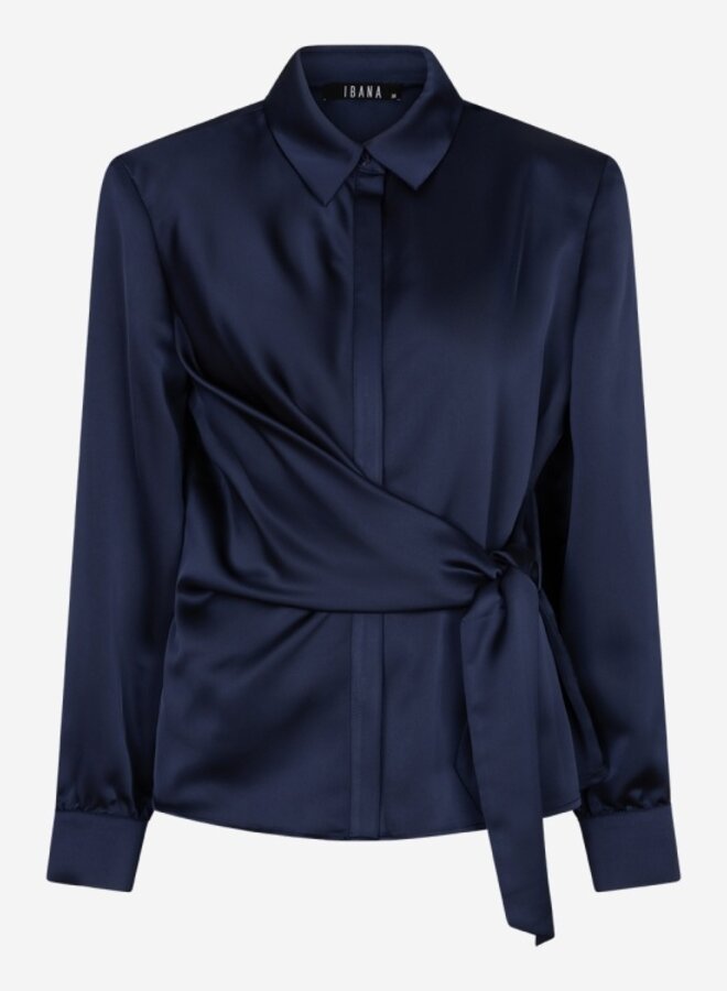 Ibana balina blouse deep navy
