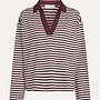 Circle krista shirt baroque red