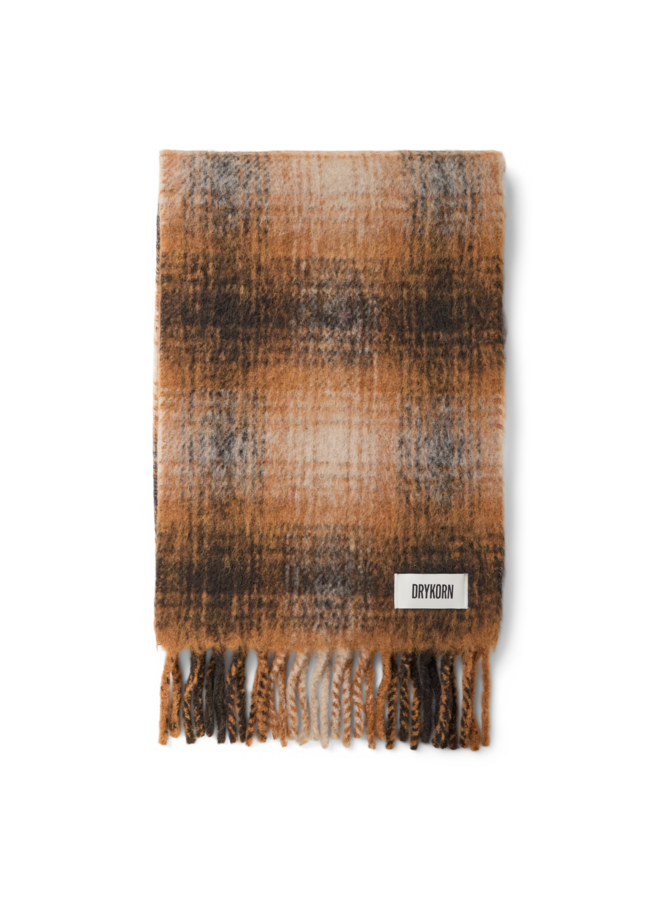 Drykorn floryn sjaal brown