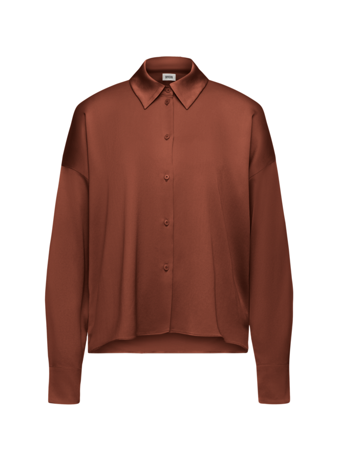Drykorn cloelia blouse brown