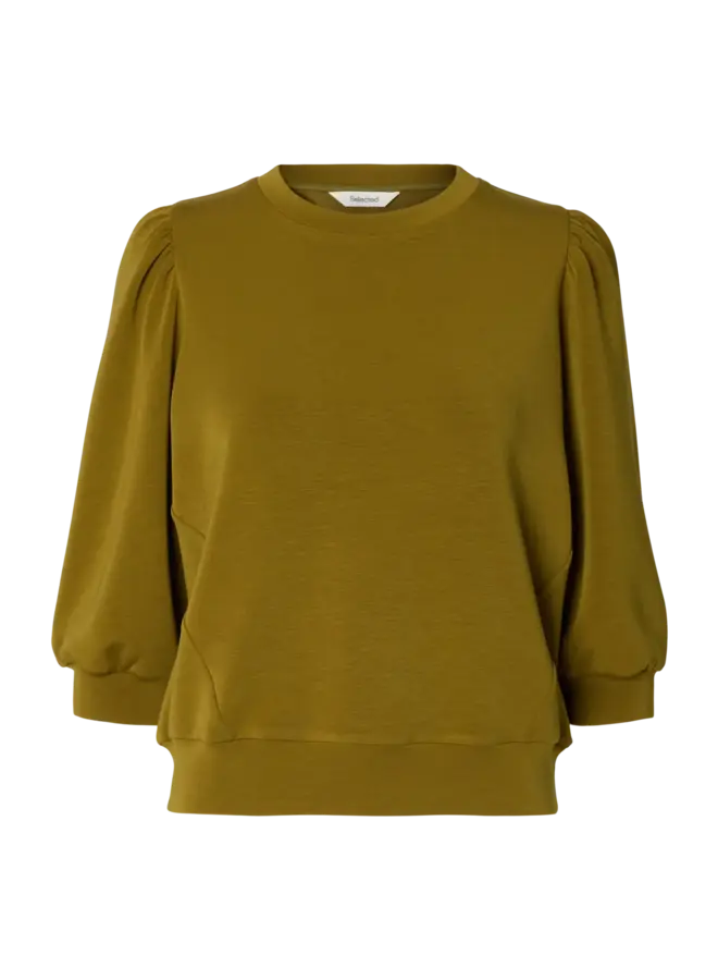 SF tenny 3/4 sweat top noos fir green