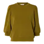 SF tenny 3/4 sweat top noos fir green