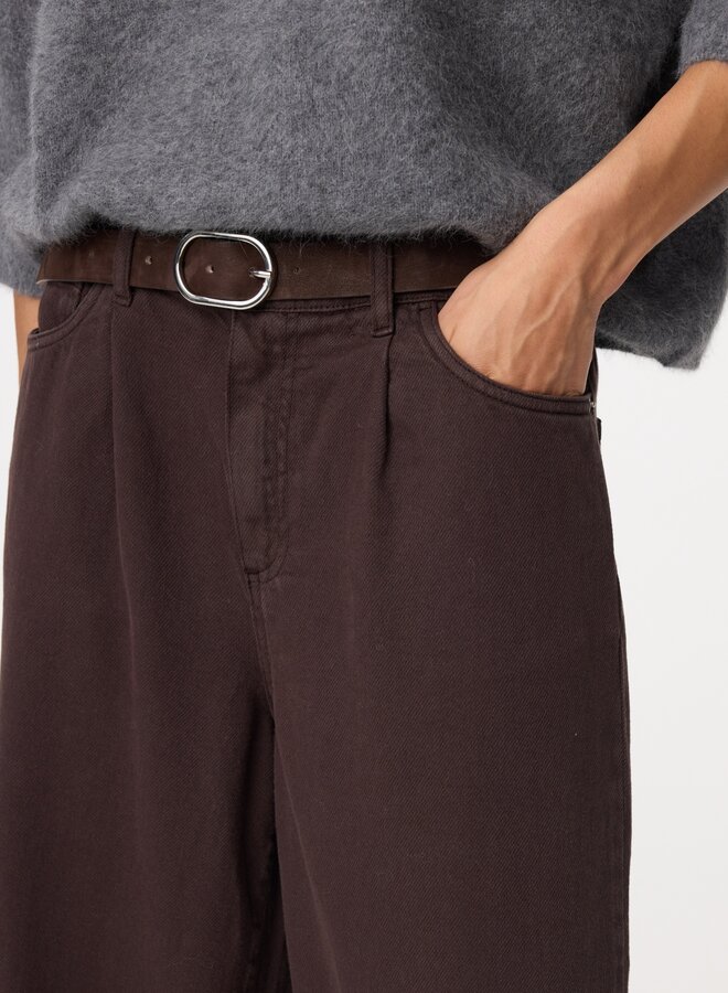 Knit-ted charly pants choco