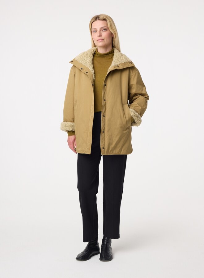 Knit-ted neko jacket moss